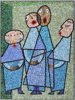 Romanos Mosaic Glass Panel - Sold for $1,216 on 10-10-2026 (Lot 30).jpg